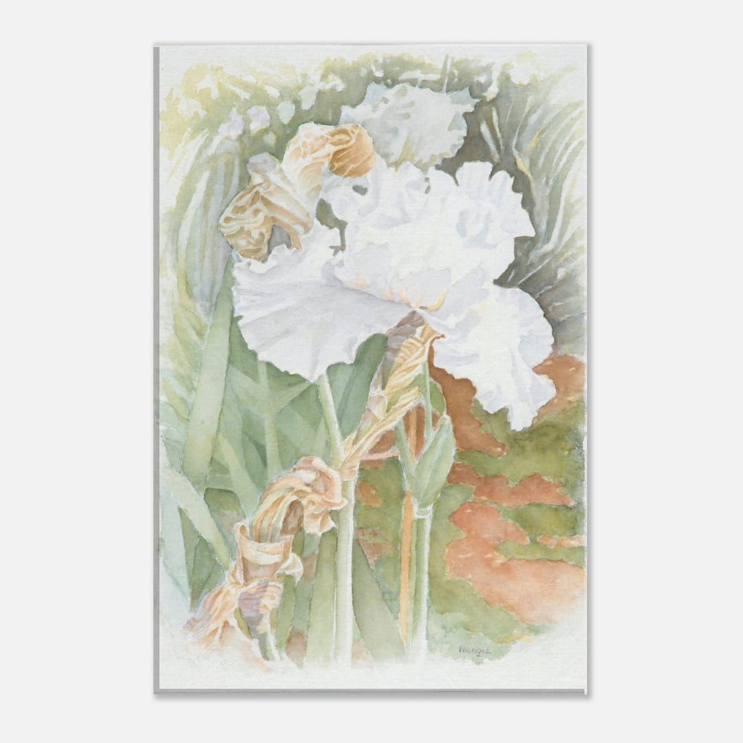 Serenity in Bloom: A Watercolor Celebration of Nature's Elegance by Veronique Semple - Watercolor wall art print