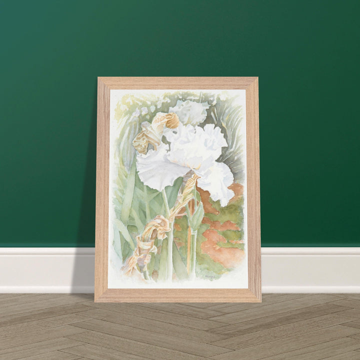 Serenity in Bloom: A Watercolor Celebration of Nature's Elegance by Veronique Semple - Watercolor wall art print