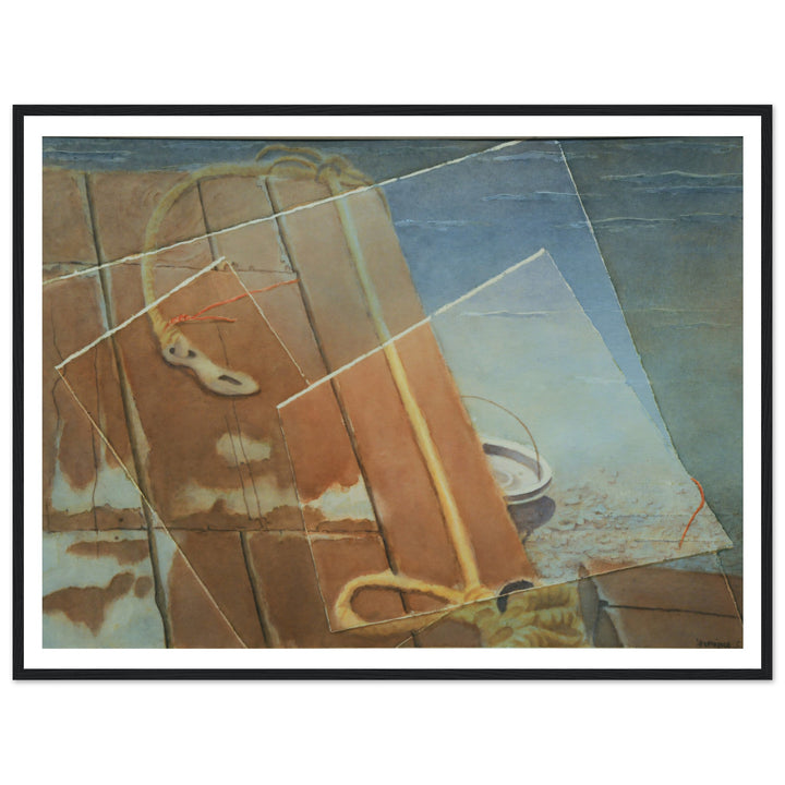 Whispers of Texture: An Evocative Watercolor Journey by Veronique Semple - Watercolor abstract print for home decor