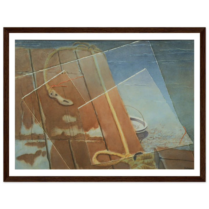 Whispers of Texture: An Evocative Watercolor Journey by Veronique Semple - Watercolor abstract print for home decor