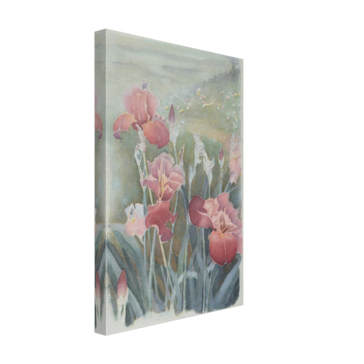 Whispers of Bloom: A Captivating Floral Watercolor by Veronique Semple - Watercolor botanical print for home decor