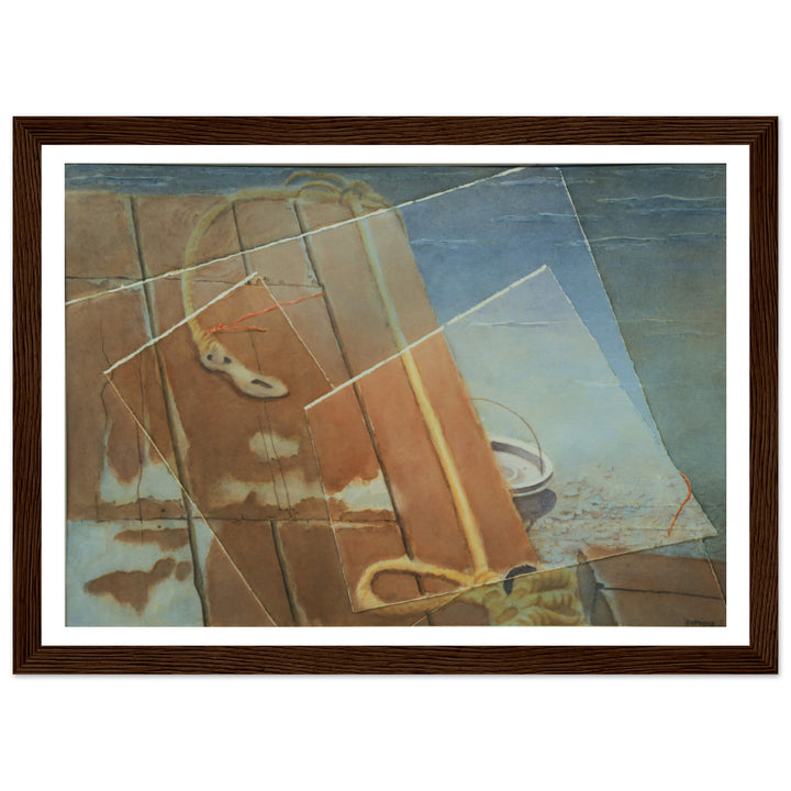 Whispers of Texture: An Evocative Watercolor Journey by Veronique Semple - Watercolor abstract print for home decor