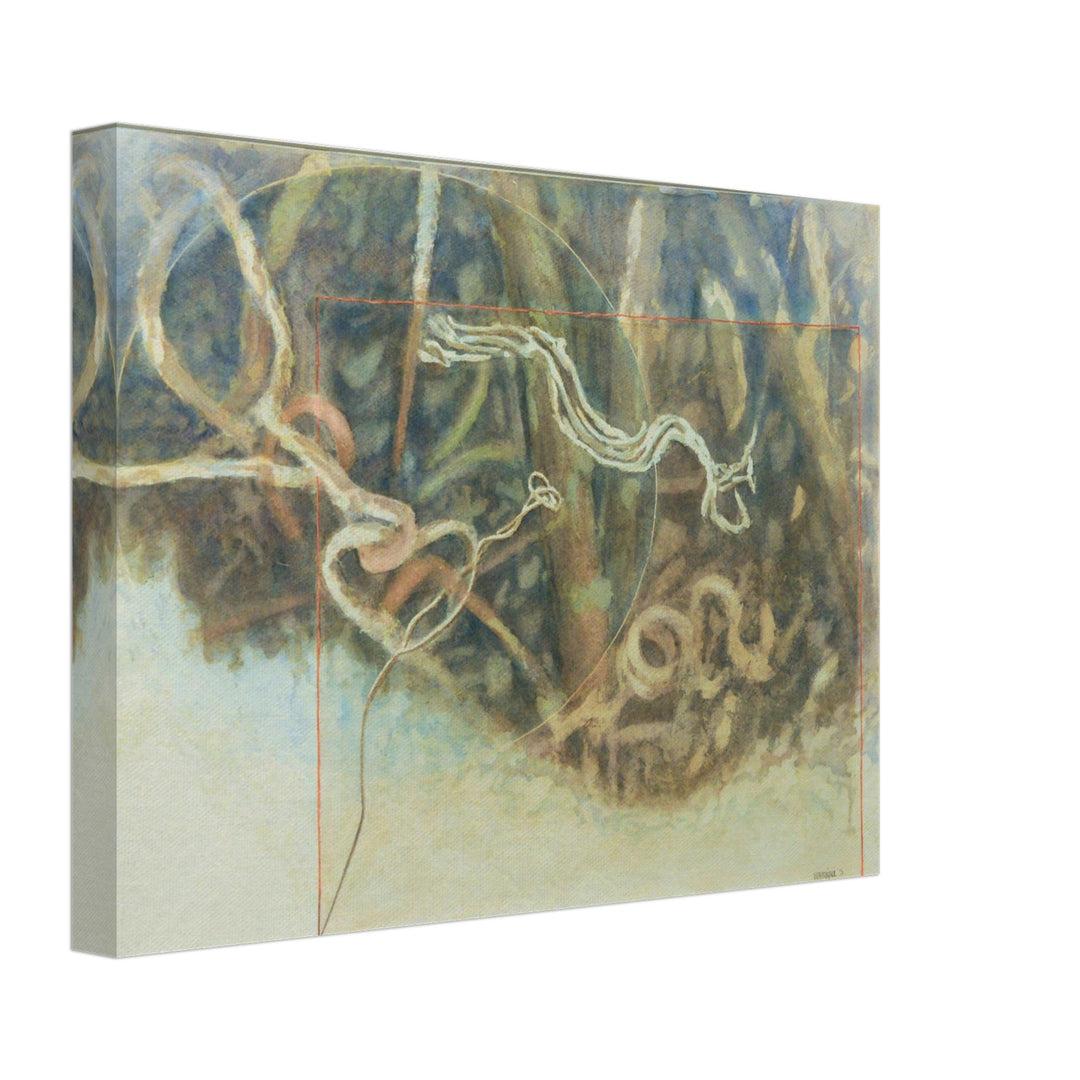 Nature's Serenity: Abstract Watercolor Wall Art by Veronique Semple - Watercolor abstract print for home decor