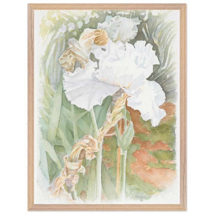 Serenity in Bloom: A Watercolor Celebration of Nature's Elegance by Veronique Semple - Watercolor wall art print
