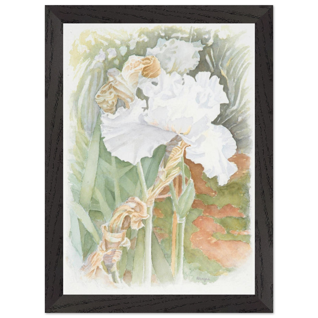 Serenity in Bloom: A Watercolor Celebration of Nature's Elegance by Veronique Semple - Watercolor wall art print
