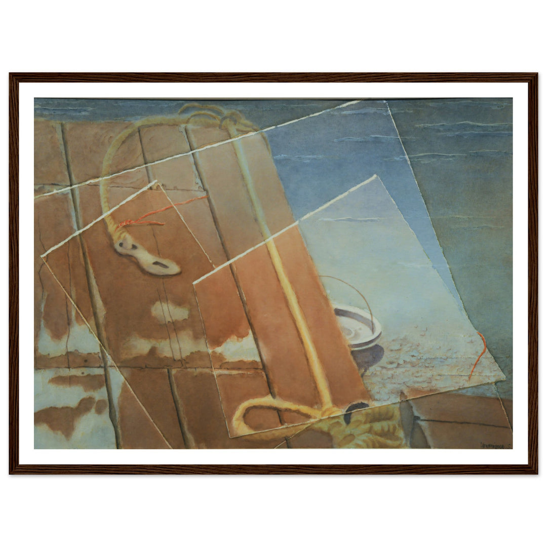 Whispers of Texture: An Evocative Watercolor Journey by Veronique Semple - Watercolor abstract print for home decor