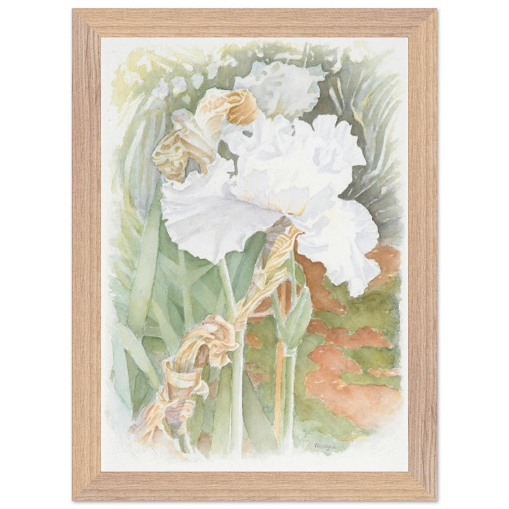 Serenity in Bloom: A Watercolor Celebration of Nature's Elegance by Veronique Semple - Watercolor wall art print