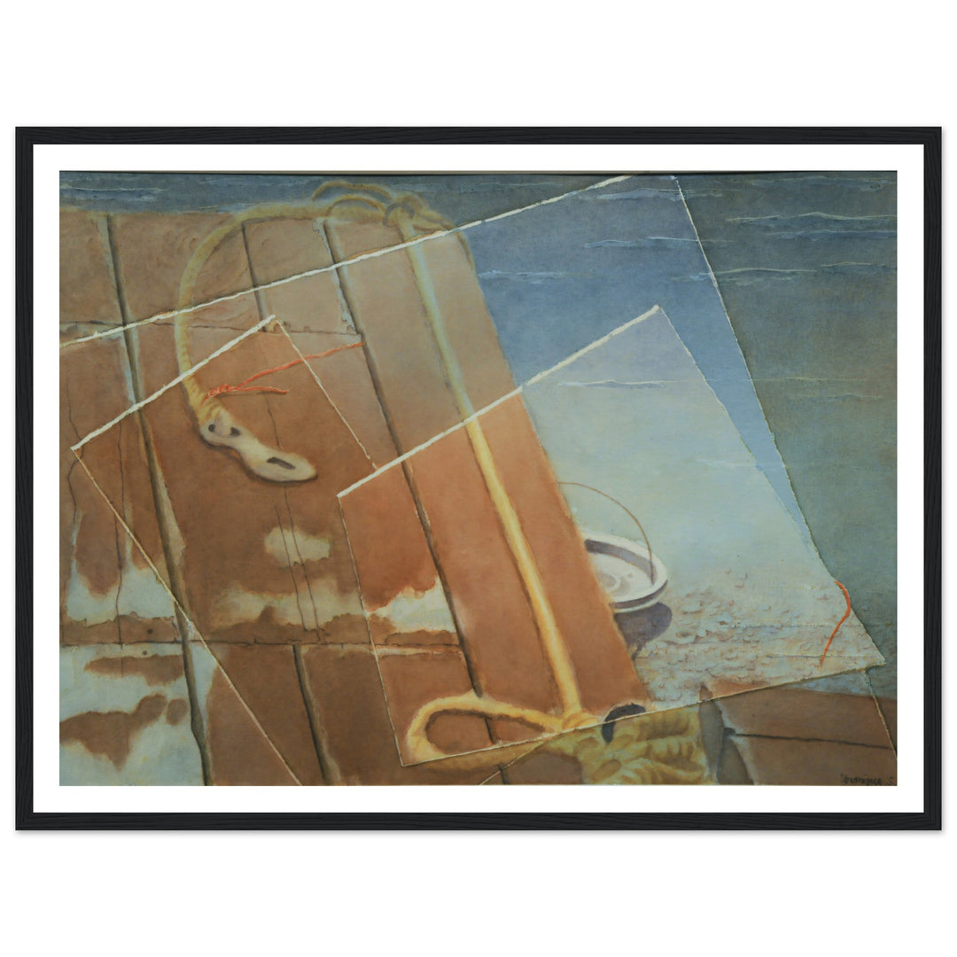 Whispers of Texture: An Evocative Watercolor Journey by Veronique Semple - Watercolor abstract print for home decor