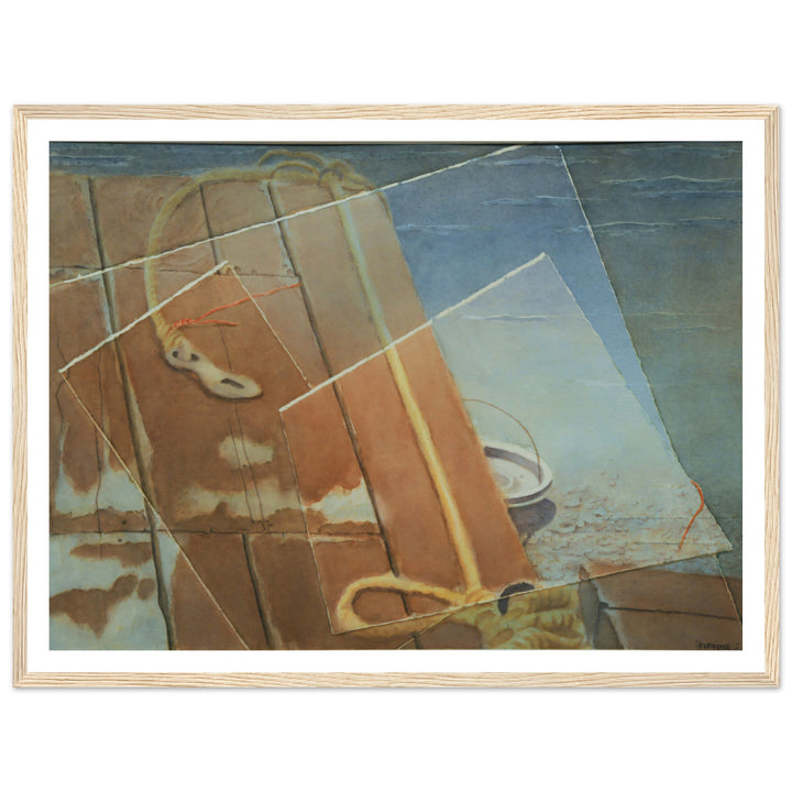 Whispers of Texture: An Evocative Watercolor Journey by Veronique Semple - Watercolor abstract print for home decor