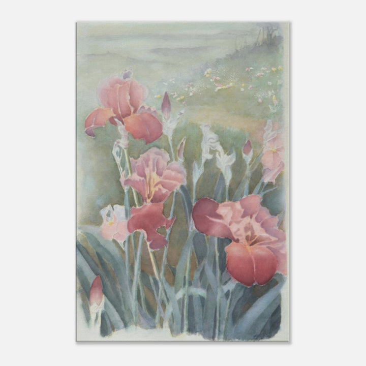Whispers of Bloom: A Captivating Floral Watercolor by Veronique Semple - Watercolor botanical print for home decor