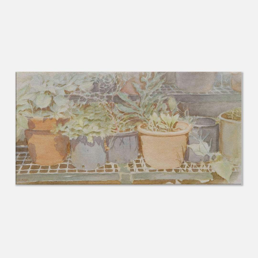 Whispering Leaves: A Serene Botanical Harmony in Watercolor by Veronique Semple - Watercolor botanical print for home decor