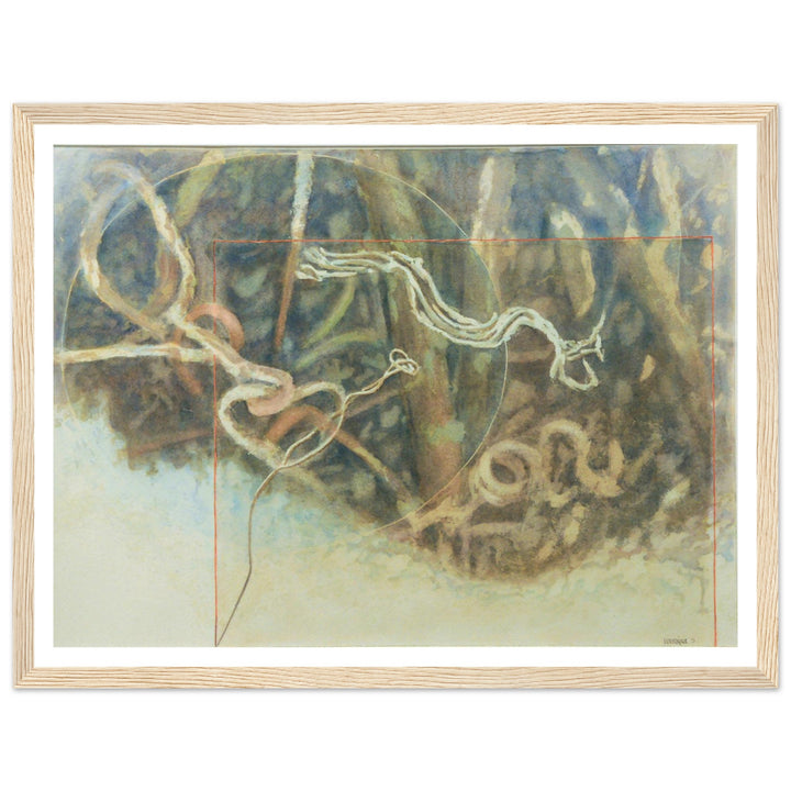 Fluid Motions: Nature's Abstract Dance by Veronique Semple - Watercolor abstract print for home decor