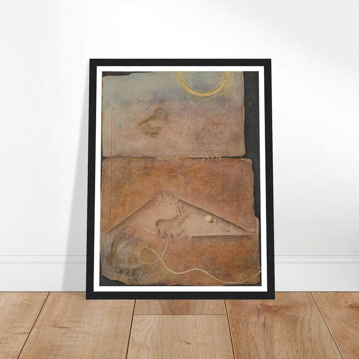Timeless Echoes of Past and Future by Veronique Semple - Watercolor abstract print for home decor