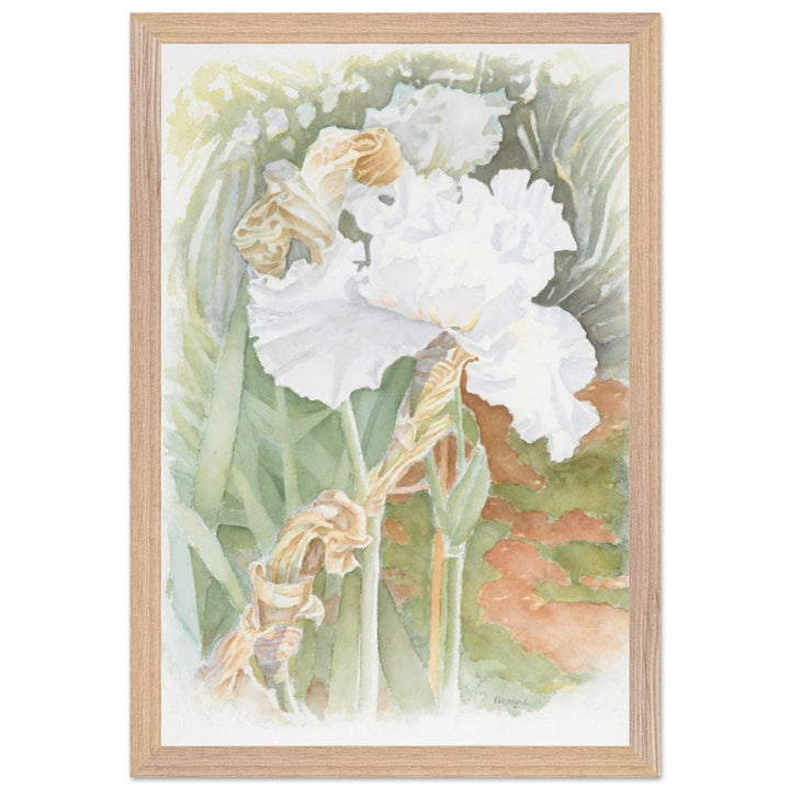 Serenity in Bloom: A Watercolor Celebration of Nature's Elegance by Veronique Semple - Watercolor wall art print