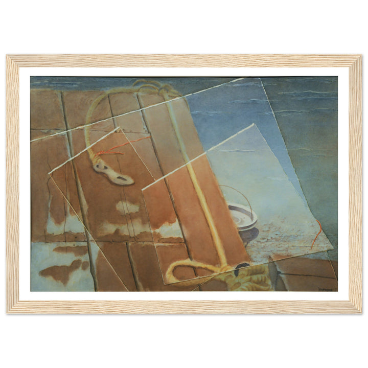 Whispers of Texture: An Evocative Watercolor Journey by Veronique Semple - Watercolor abstract print for home decor