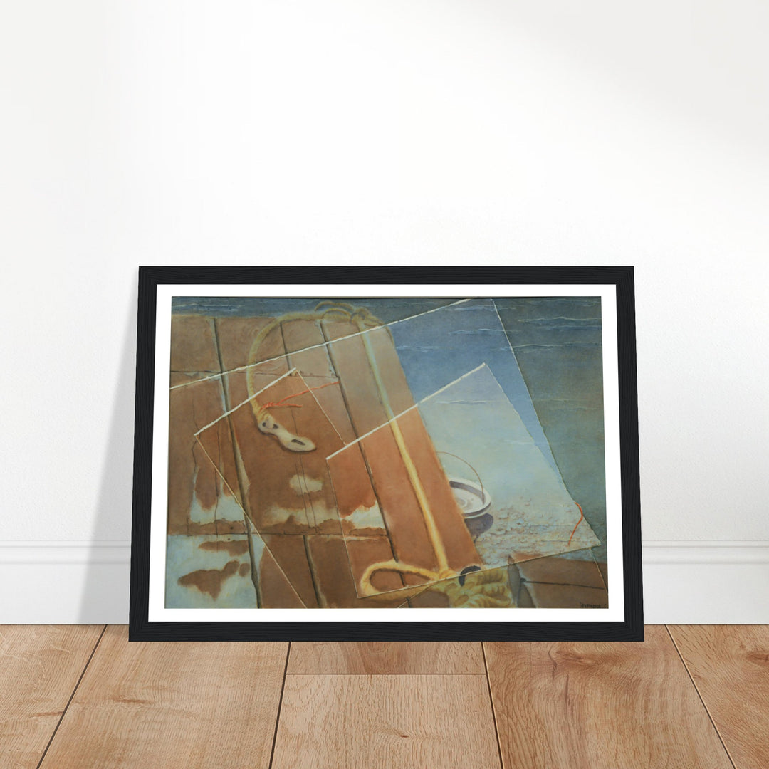 Whispers of Texture: An Evocative Watercolor Journey by Veronique Semple - Watercolor abstract print for home decor