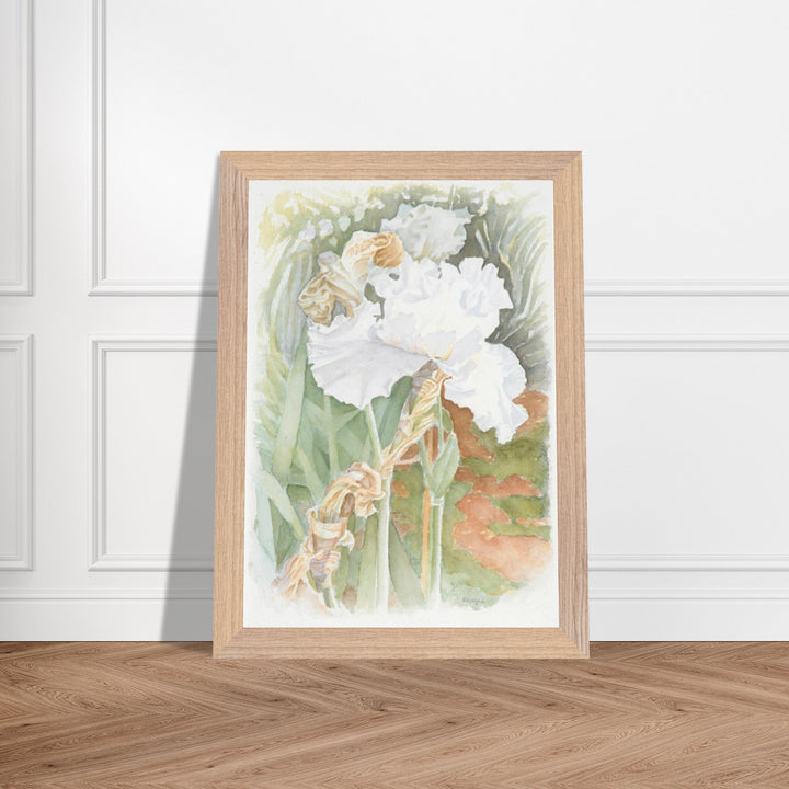 Serenity in Bloom: A Watercolor Celebration of Nature's Elegance by Veronique Semple - Watercolor wall art print