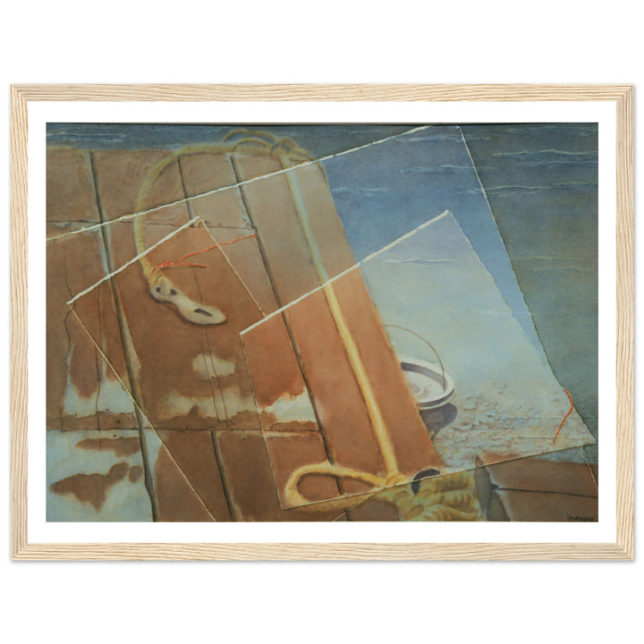 Whispers of Texture: An Evocative Watercolor Journey by Veronique Semple - Watercolor abstract print for home decor