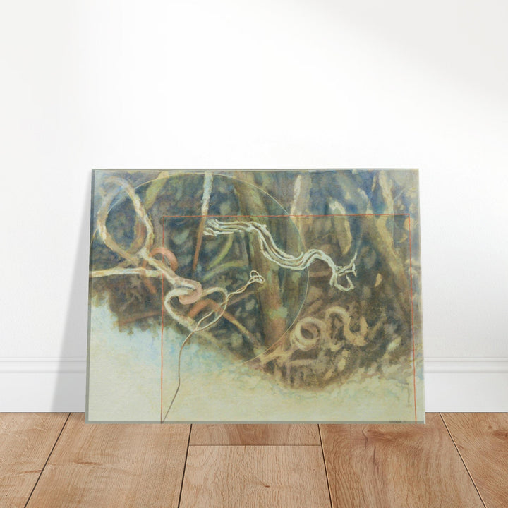 Nature's Serenity: Abstract Watercolor Wall Art by Veronique Semple - Watercolor abstract print for home decor