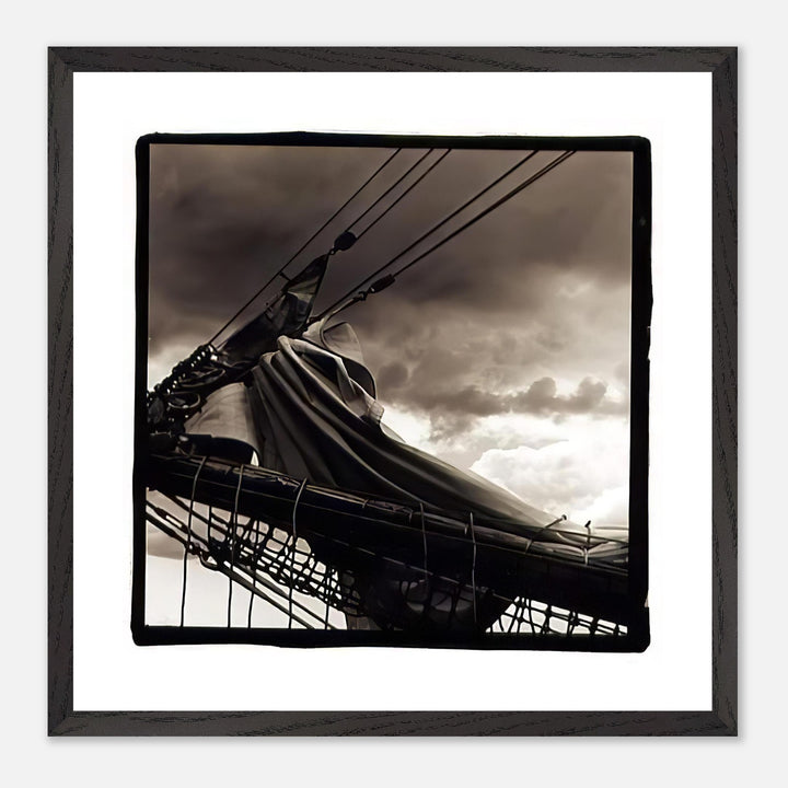 Dramatic Bluenose II Schooner Photography Wall Art by Andrew Semple - Photography nautical print for home decor