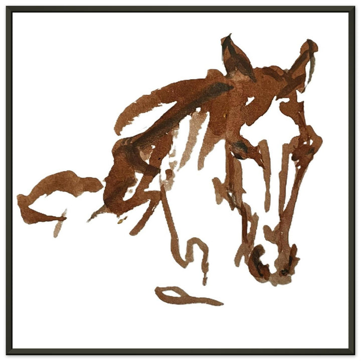 Expressive Horse Abstract Watercolor Art by Andrew Semple - Watercolor watercolor print for home decor