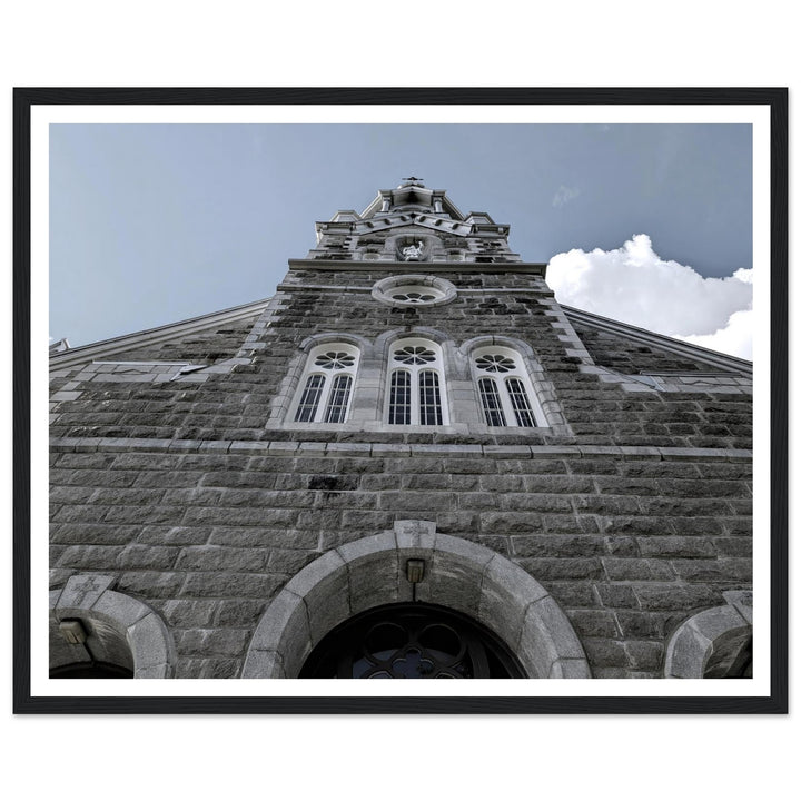Saint-François-Xavier Church in Timeless Stone by Studio Shefford - Photo Art Composition architecture print for home decor