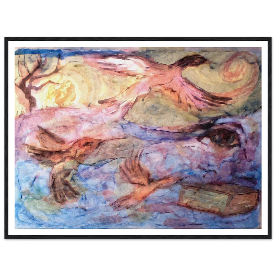 "Journey to Awakening" Watercolor Art by Andrew Semple - Watercolor abstract print for home decor