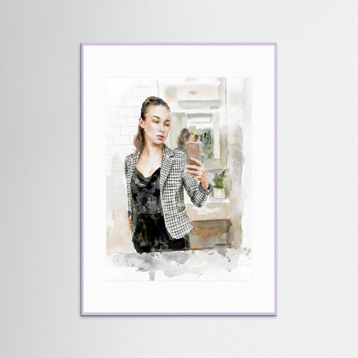 “Modern Muse” Contemporary Feminine Portrait Art