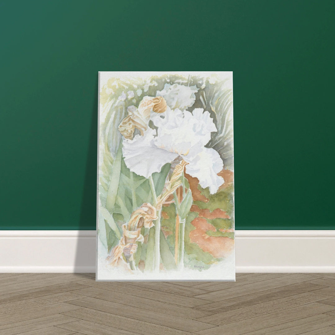 Serenity in Bloom: A Watercolor Celebration of Nature's Elegance by Veronique Semple - Watercolor wall art print