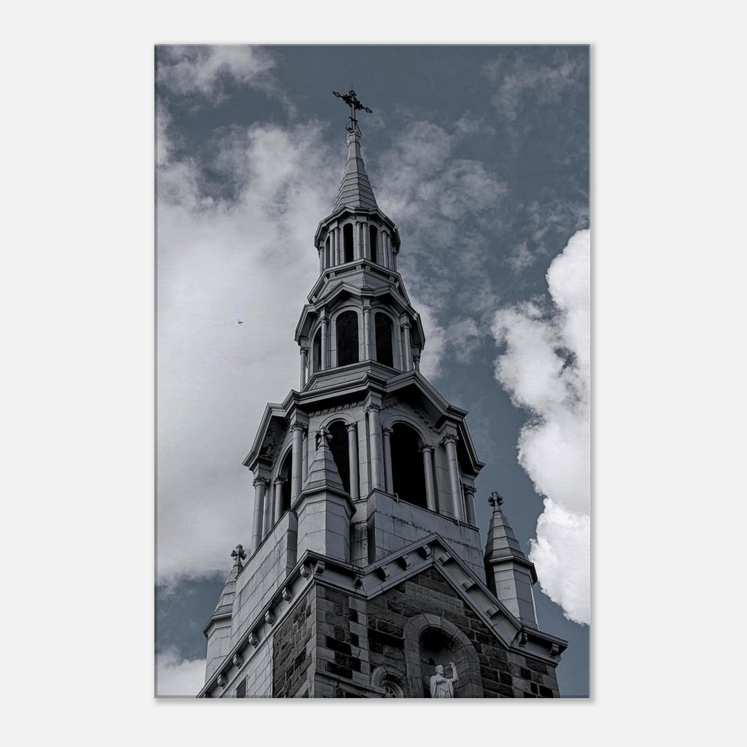 Elegant Church Architecture Steeple Wall Art by Studio Shefford - Photo Art Composition wall art canvas print