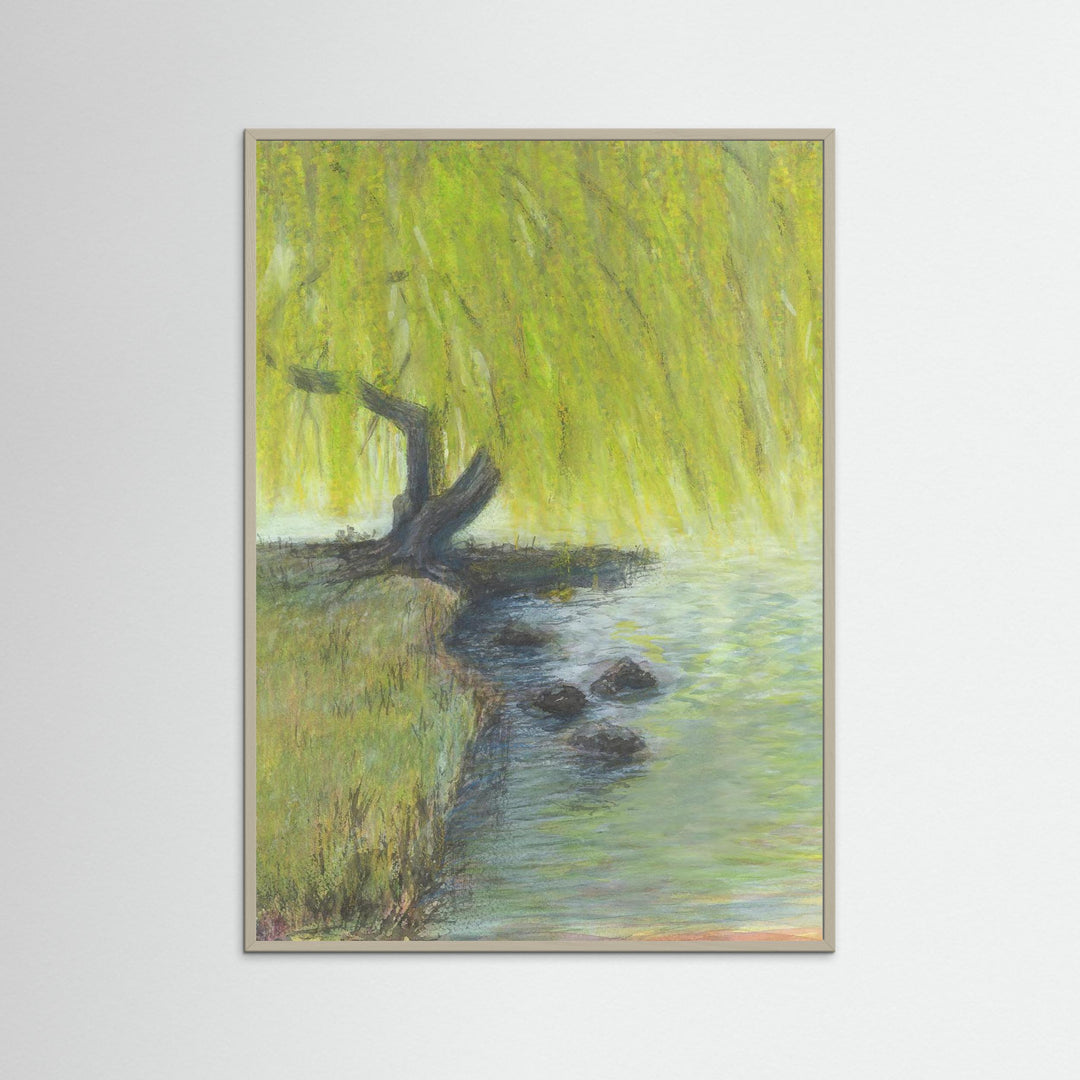 Willow Impressions Watercolor Landscape - Fine Art Print Framed Options