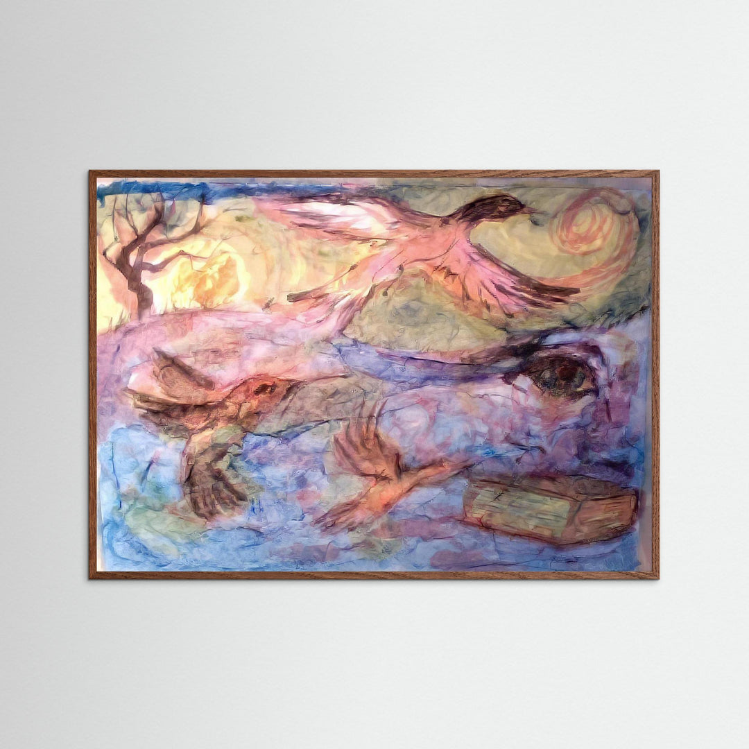 "Journey to Awakening" Watercolor - Fine Art Print Framed Options