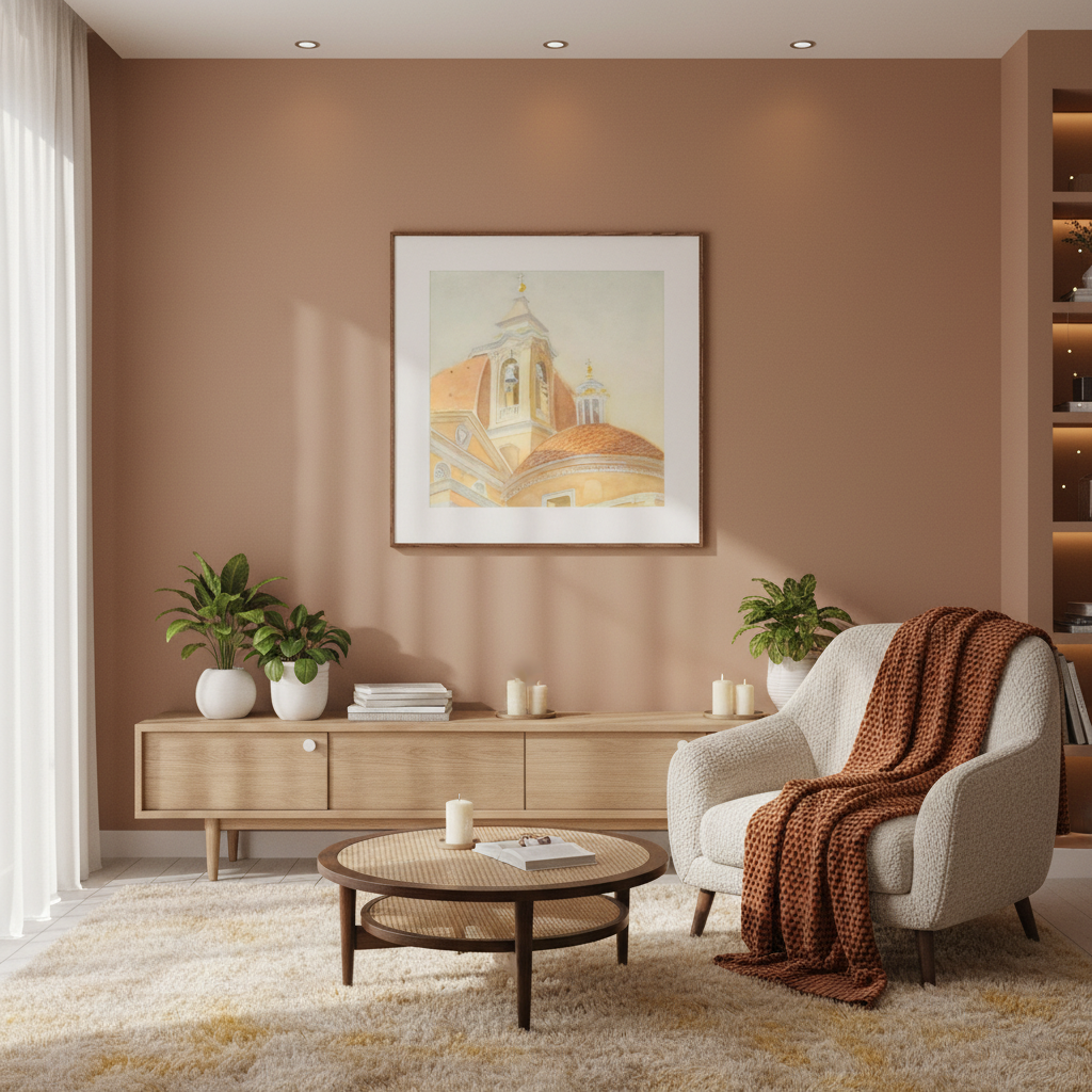 "Bell Tower of San Lorenzo" Majestic Tuscan Watercolor - Art Print Custom Framed Options