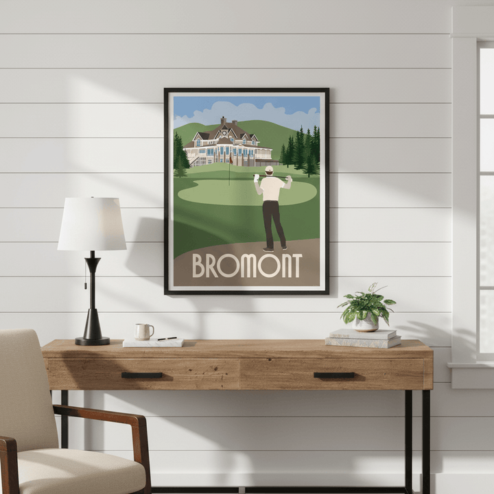 Royal Bromont Golf Course Wall Art Print - Premium Matte Framed