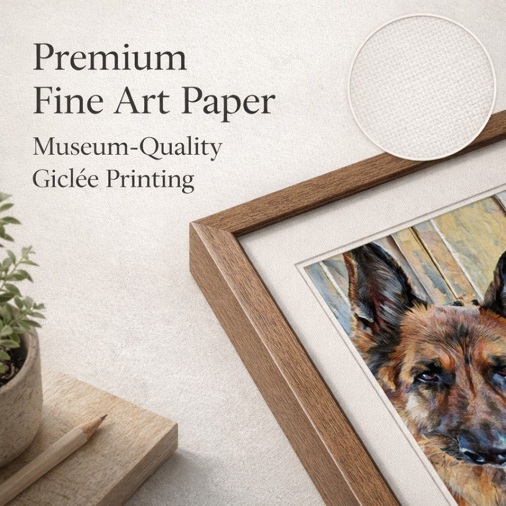 Fat Bike on Fall Path - Art Print Framed Options