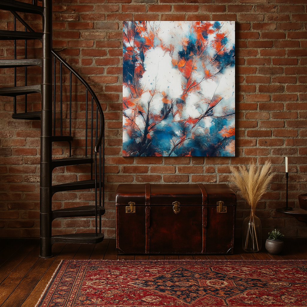 "Feeling Red White & Blue" Nature Impressions Canvas Print