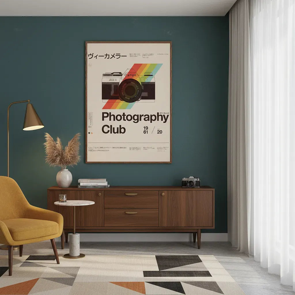 Modern living room with a &