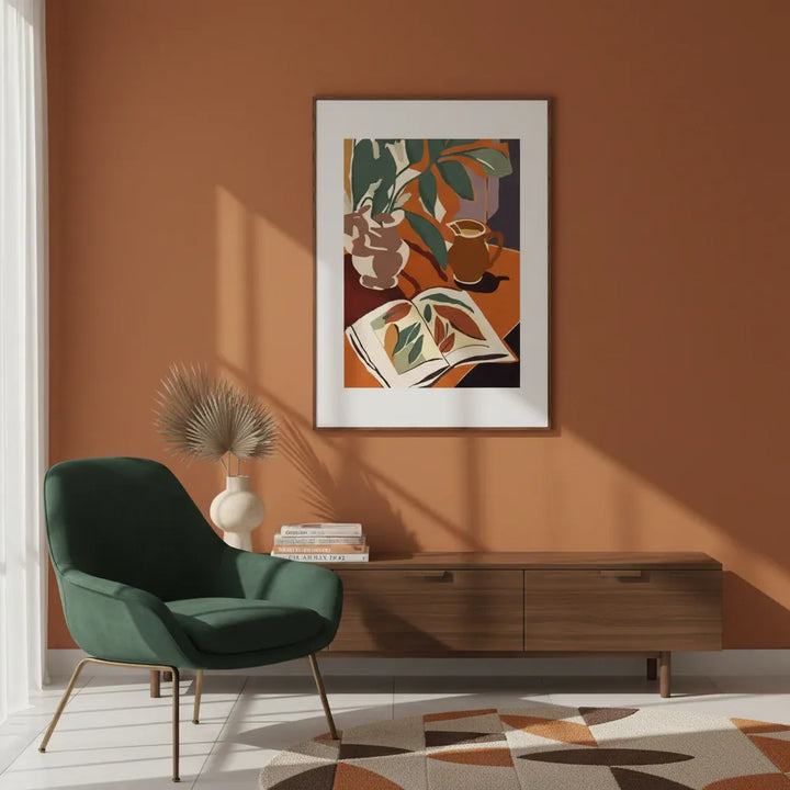 Charming Botanical Art Print | Modern Still Life Decor - Framed Options
