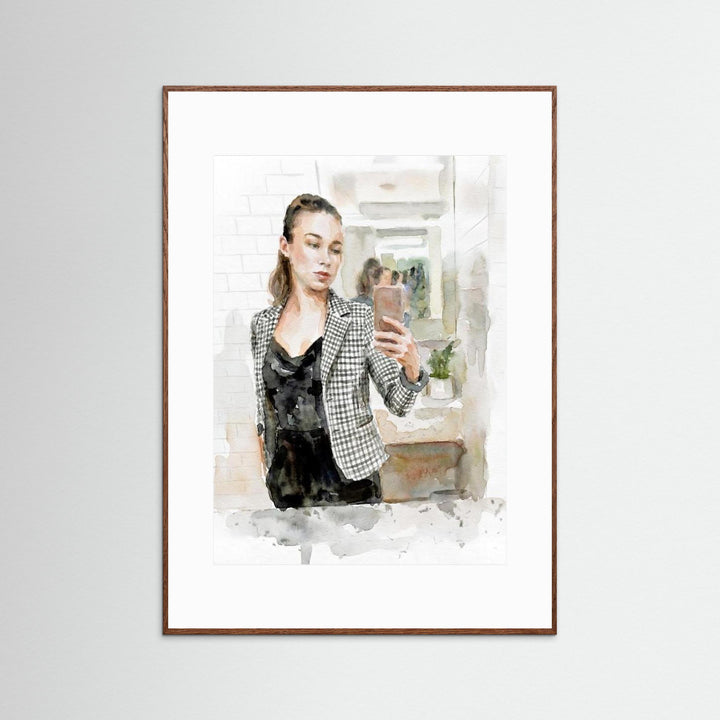 “Modern Muse” Contemporary Feminine Portrait Art