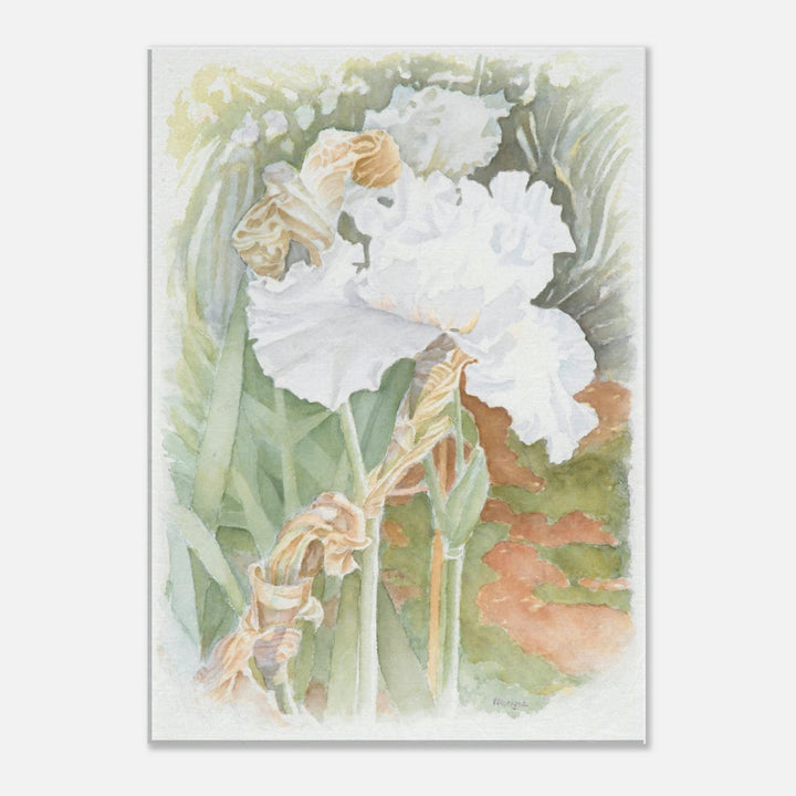 Serenity in Bloom: A Watercolor Celebration of Nature's Elegance by Veronique Semple - Watercolor wall art print