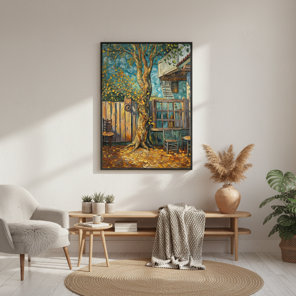 Whispers of Autumn Trees in Nature's Embrace - Fine Art Print Framed Options