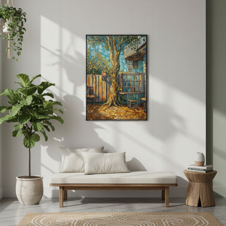 Whispers of Autumn Trees in Nature's Embrace - Fine Art Print Framed Options