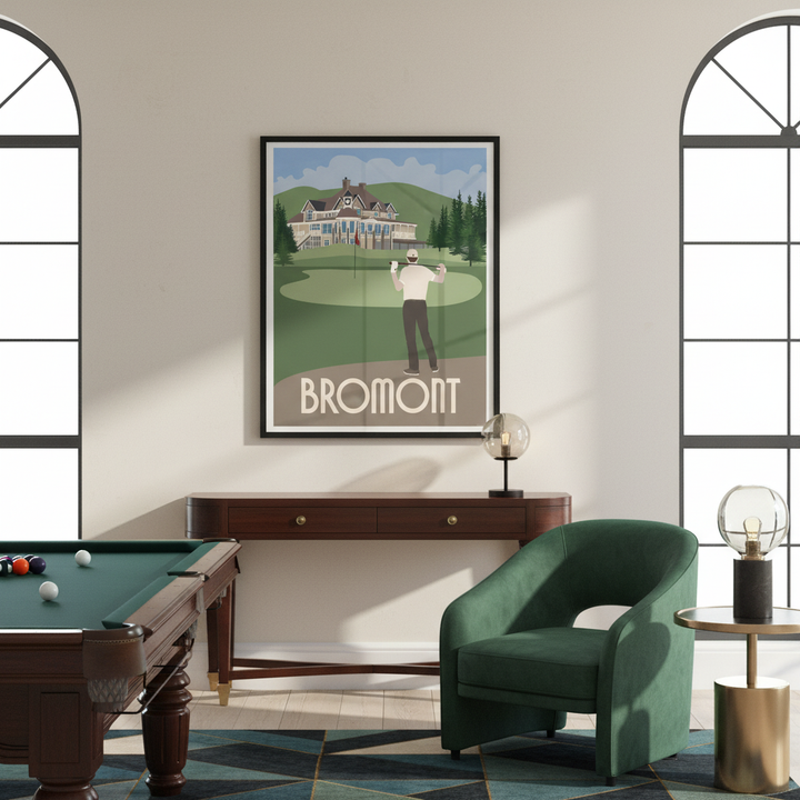Royal Bromont Golf Course Wall Art Print - Premium Matte Framed