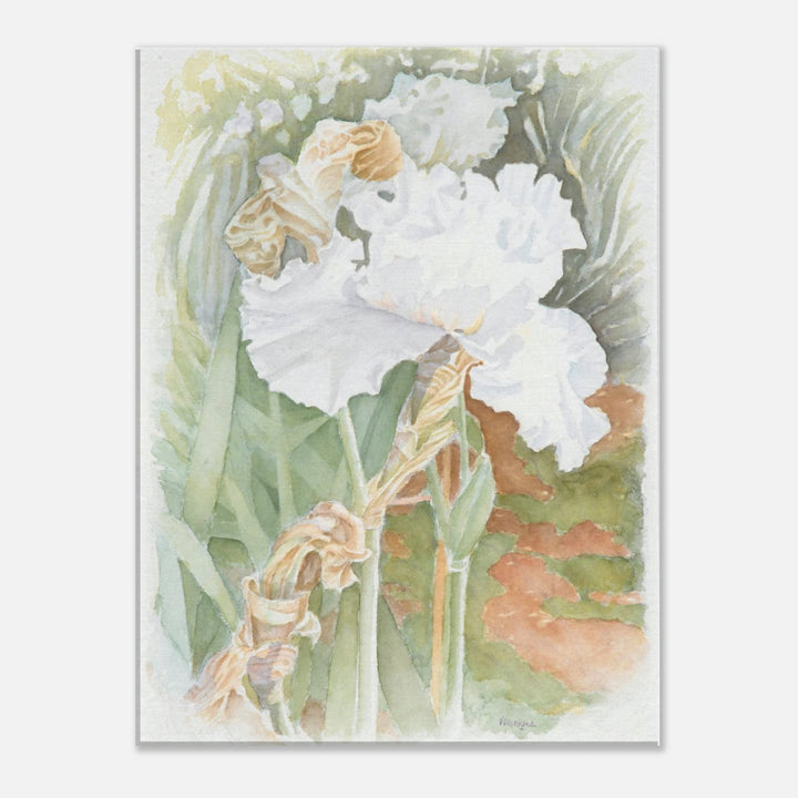Serenity in Bloom: A Watercolor Celebration of Nature's Elegance by Veronique Semple - Watercolor wall art print