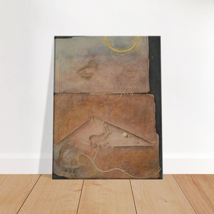 Timeless Echoes of Past and Future by Veronique Semple - Watercolor abstract print for home decor