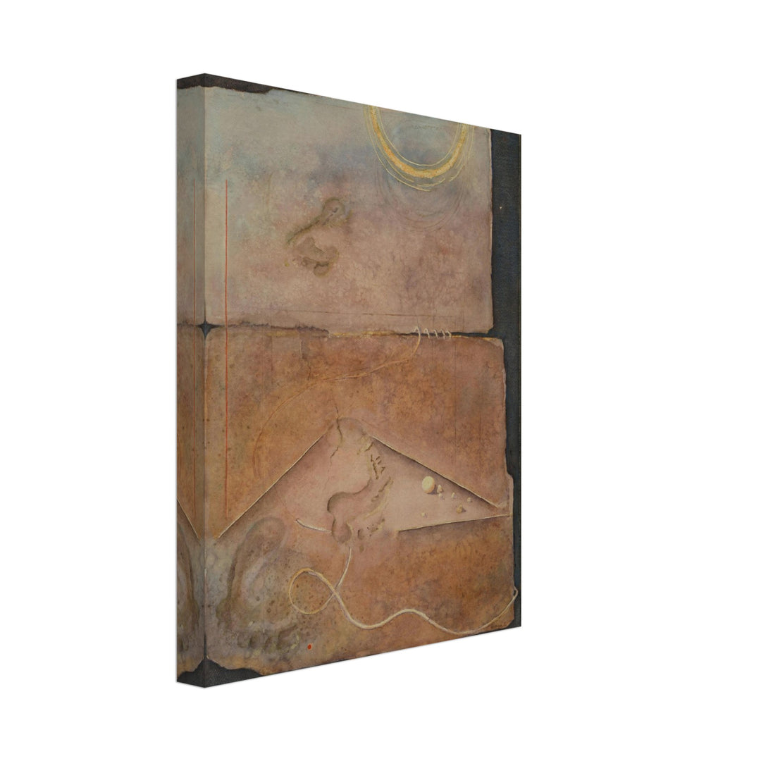 Timeless Echoes of Past and Future by Veronique Semple - Watercolor abstract print for home decor