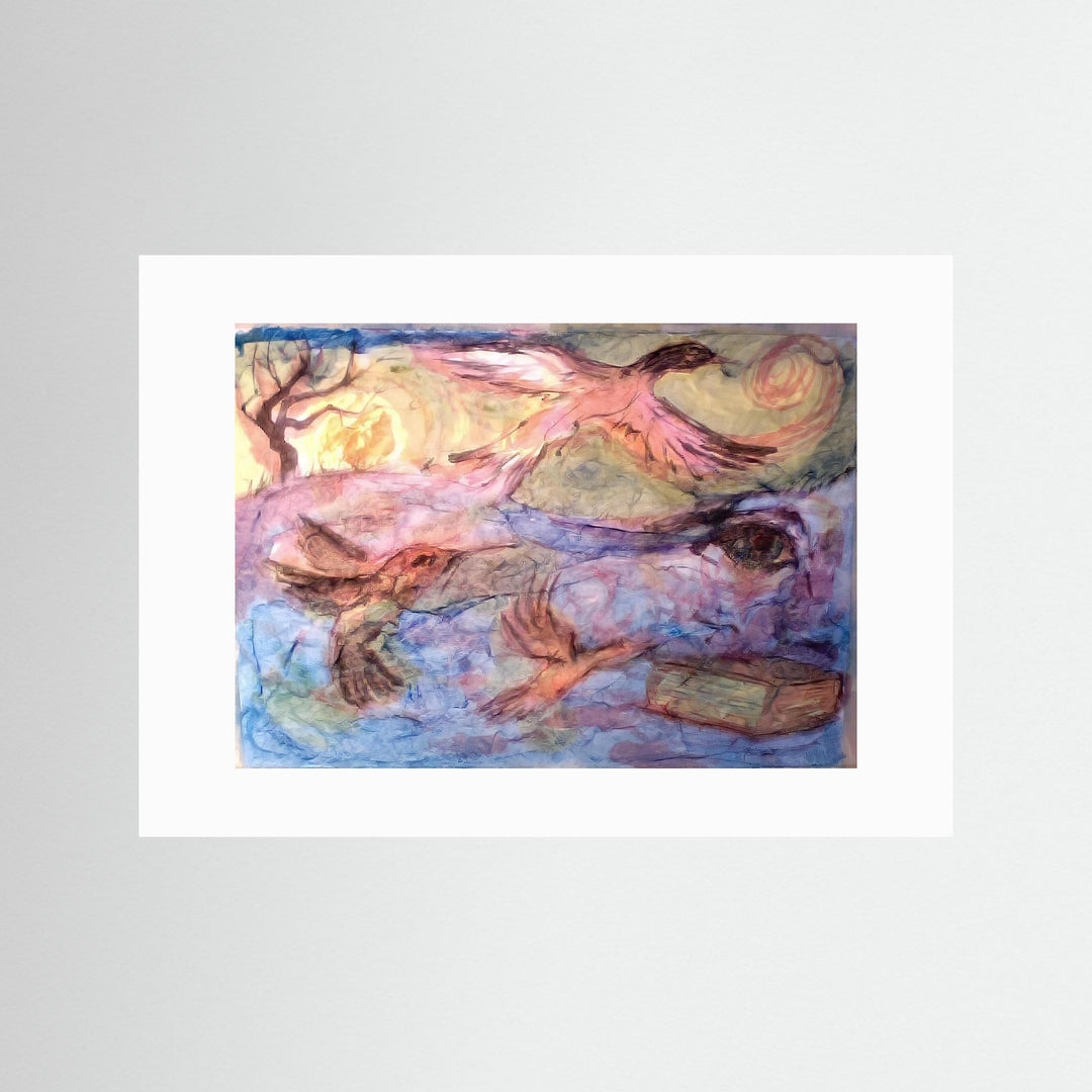 "Journey to Awakening" Watercolor - Fine Art Print Framed Options