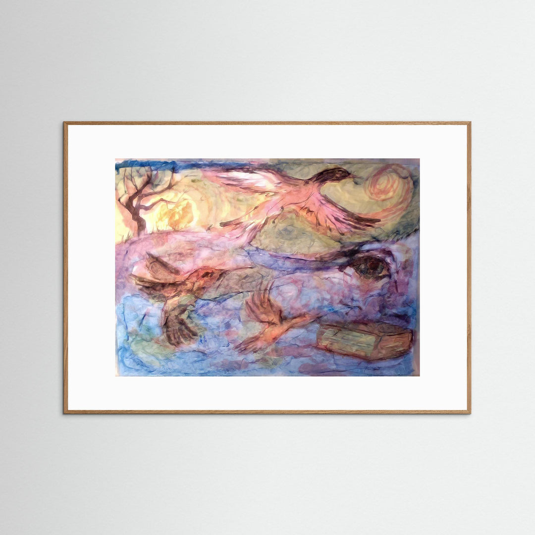 "Journey to Awakening" Watercolor - Fine Art Print Framed Options