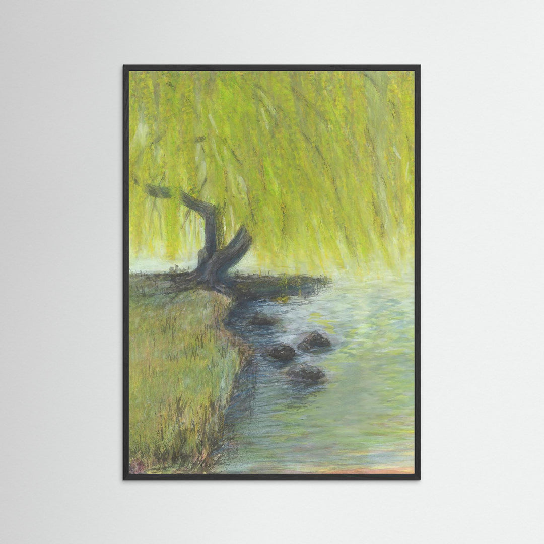 Willow Impressions Watercolor Landscape - Fine Art Print Framed Options