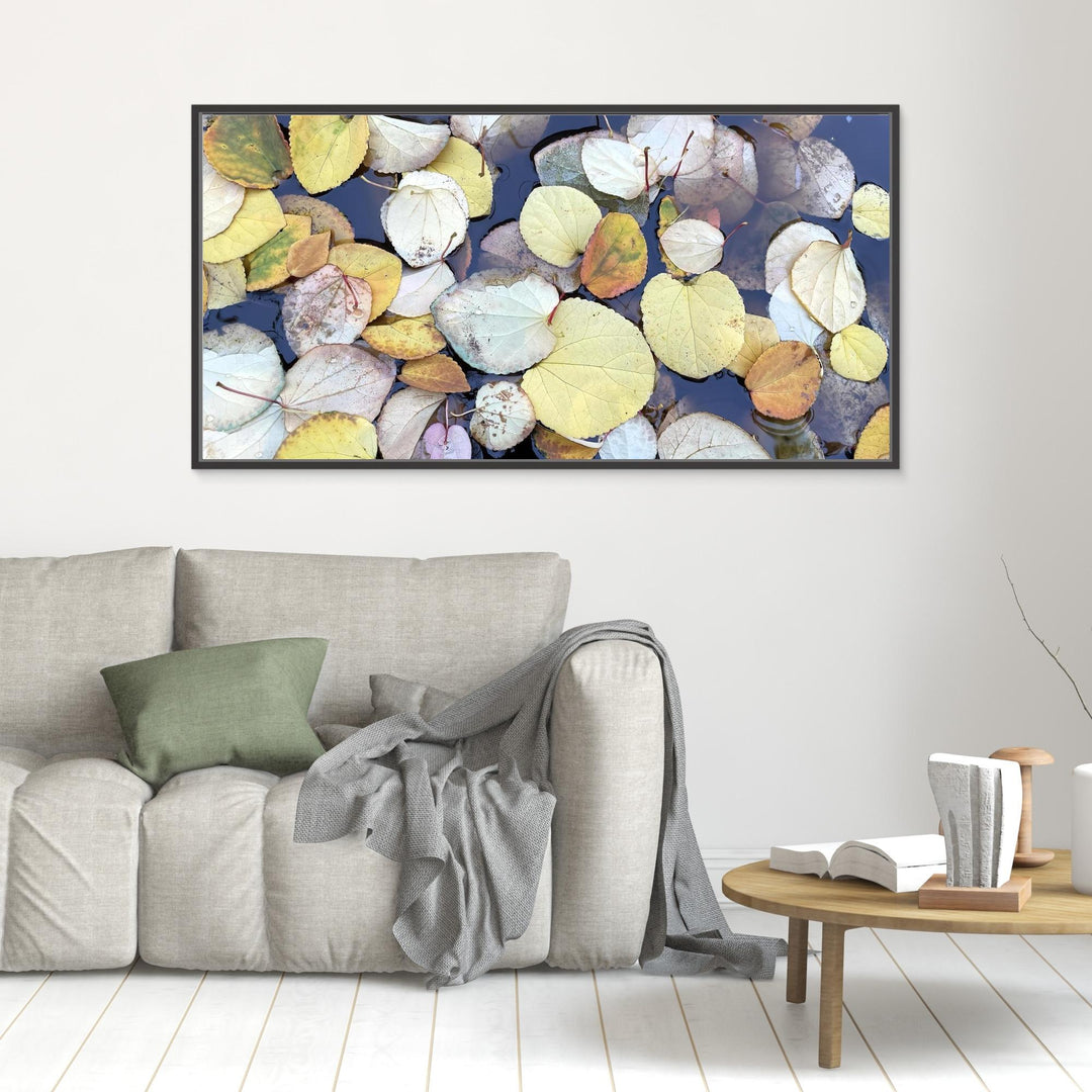 Floating Leaves Nature Photography Wall Art